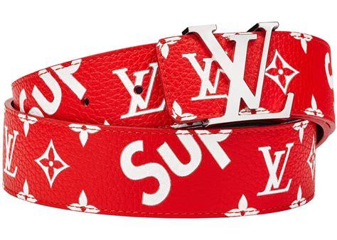 supreme louis vuitton belt